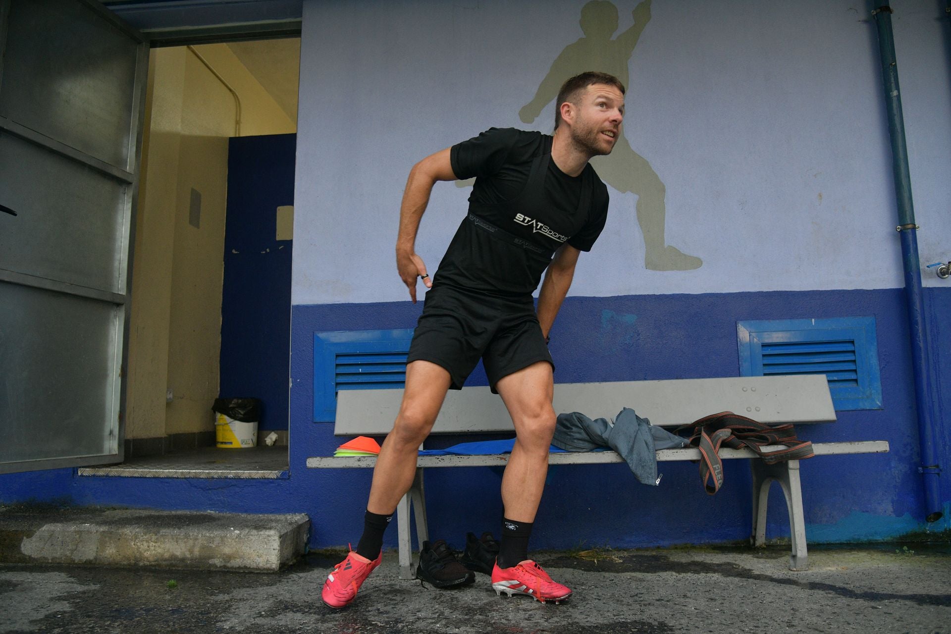 Illarramendi se entrena en el campo de San Miguel
