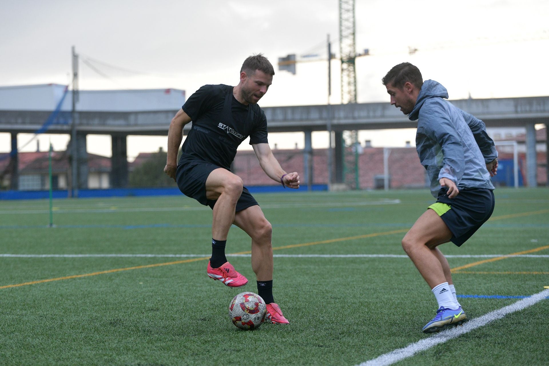 Illarramendi se entrena en el campo de San Miguel