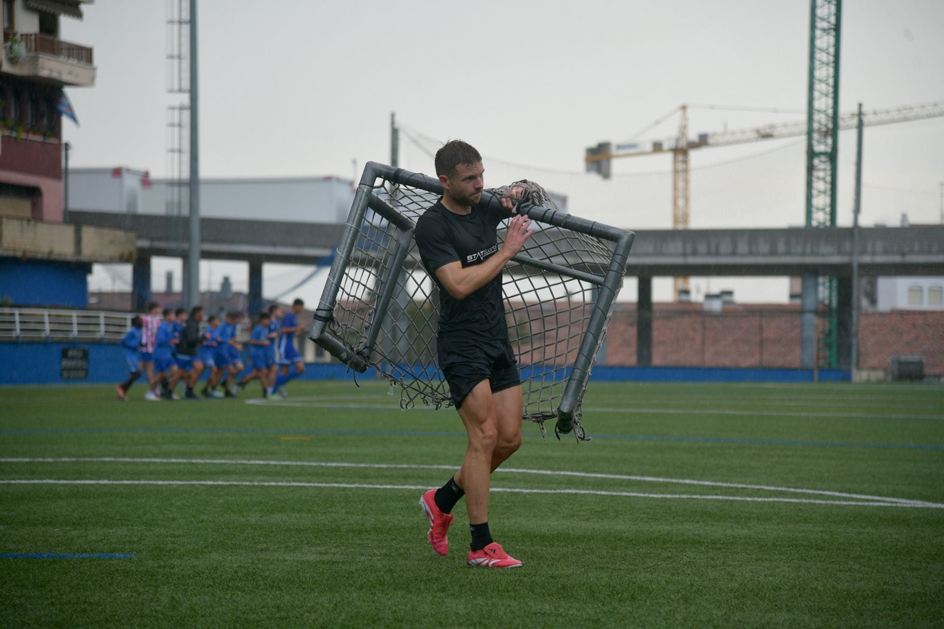 Illarramendi se entrena en el campo de San Miguel