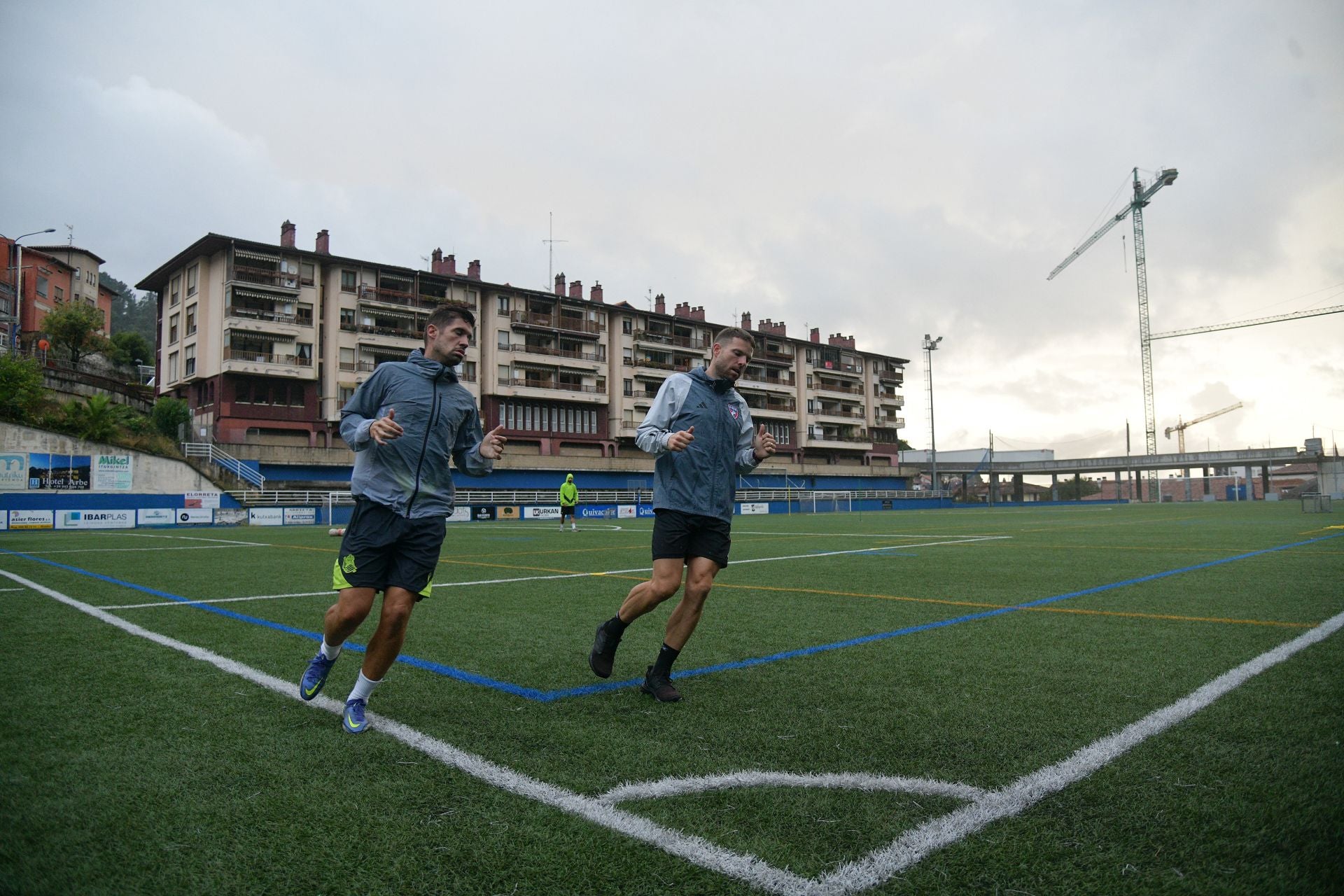 Illarramendi se entrena en el campo de San Miguel