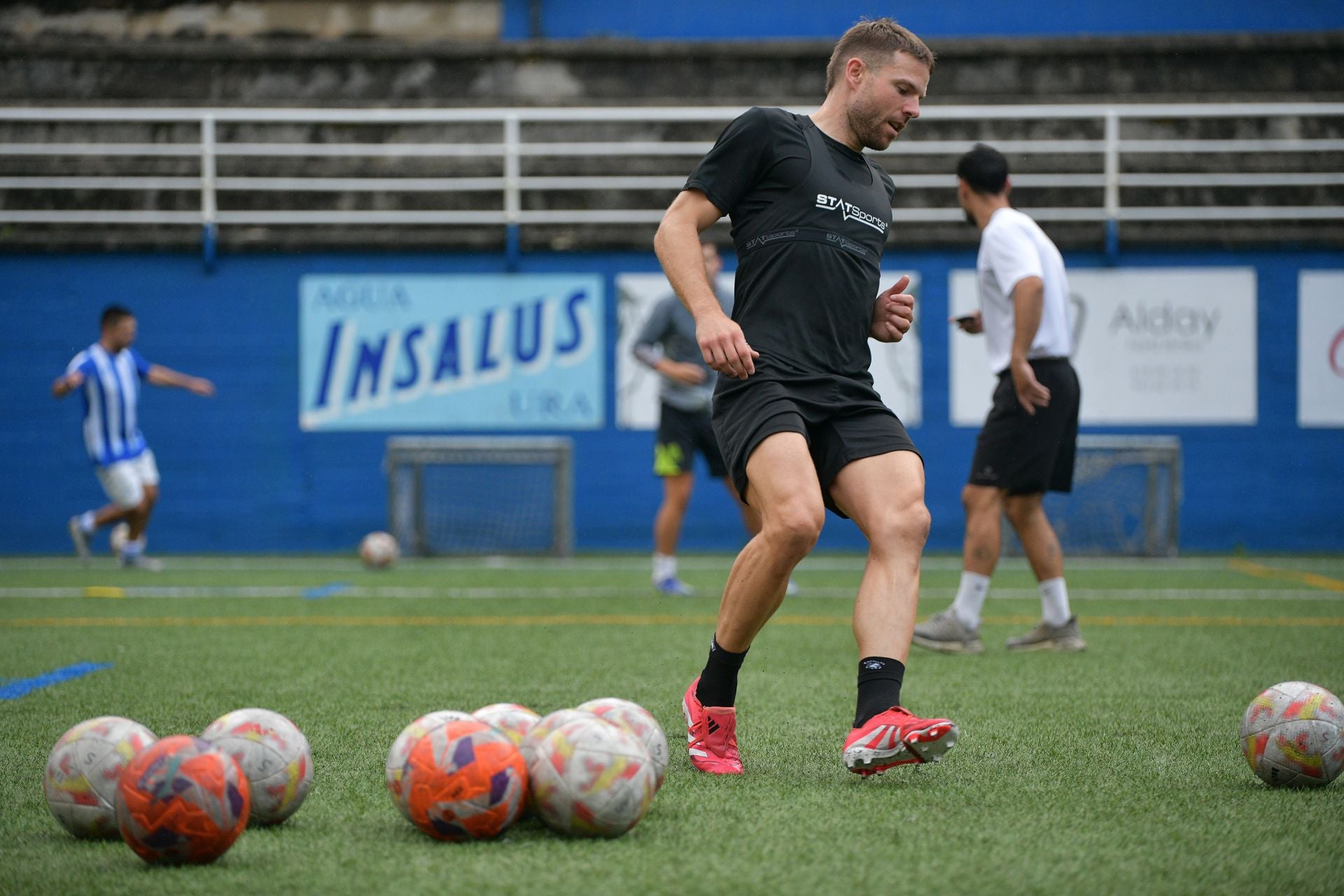 Illarramendi se entrena en el campo de San Miguel