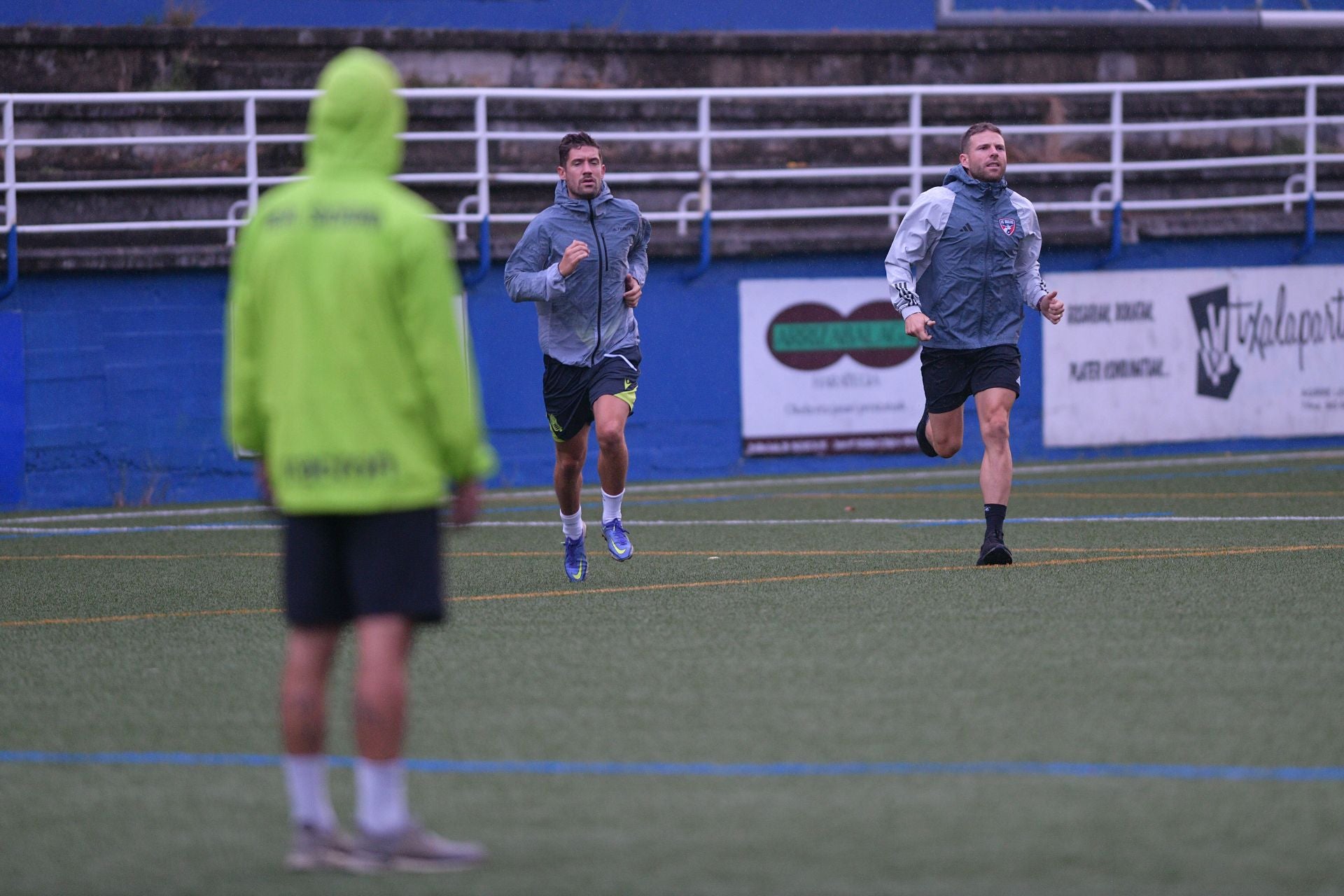 Illarramendi se entrena en el campo de San Miguel