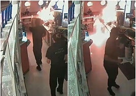 Un cliente prende fuego a un bar por no tener mayonesa en Los Palacios.