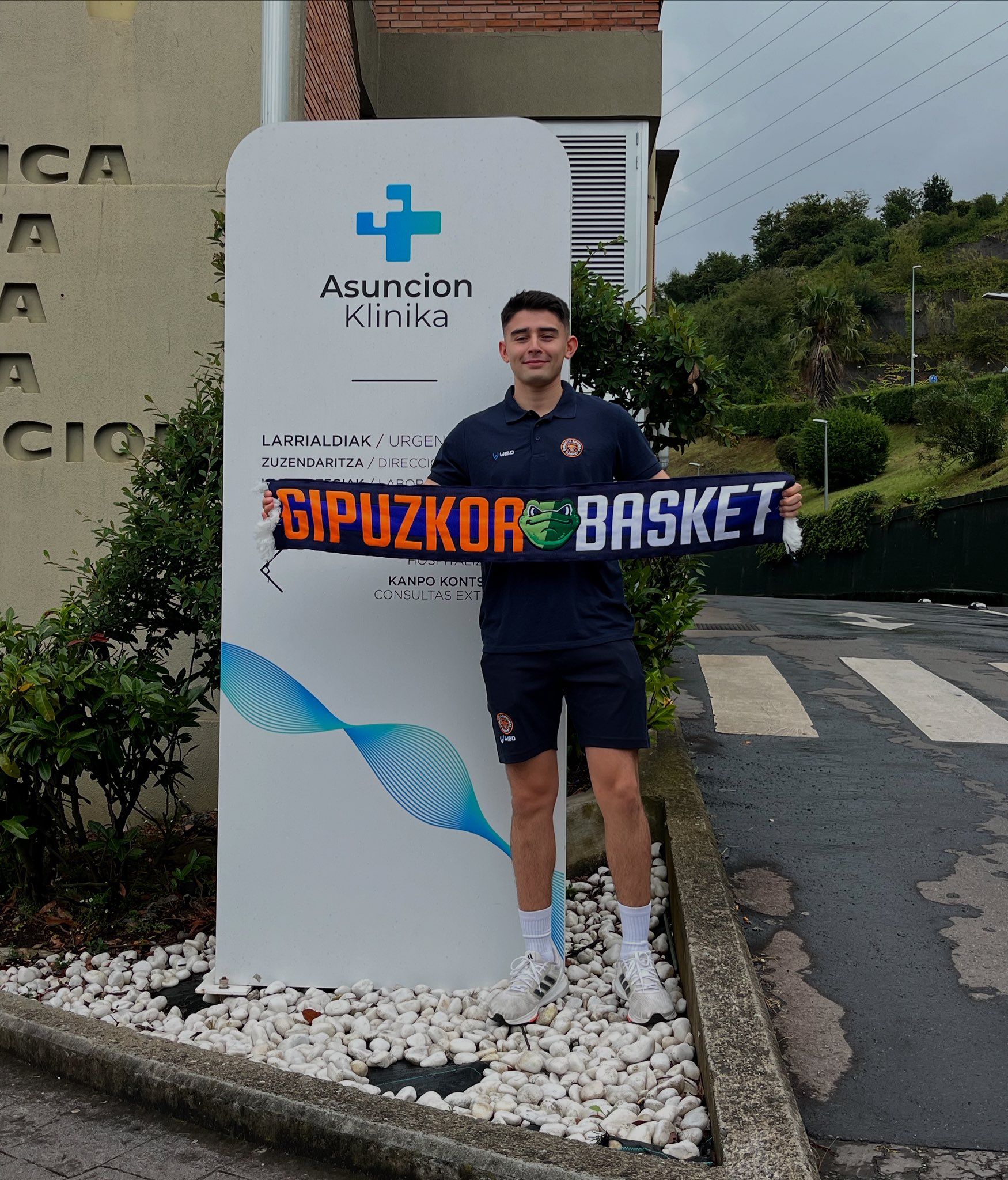 Nacho Arroyo, tras pasar ayer el reconocimiento médico.