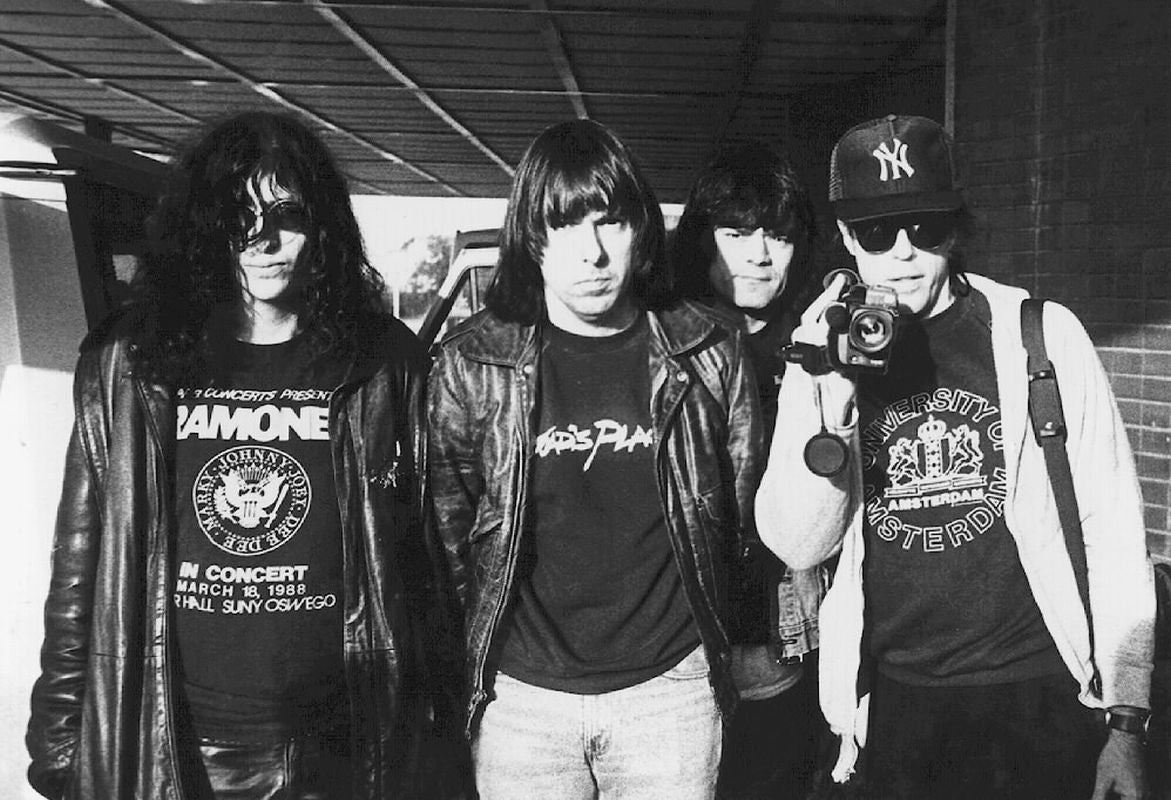 Los Ramones, en 1988.