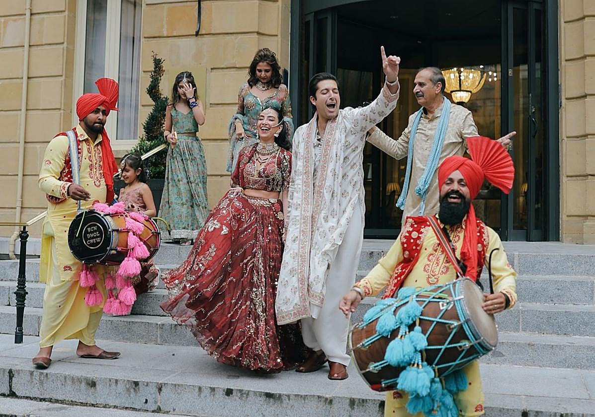 Gran boda multicultural en Donostia