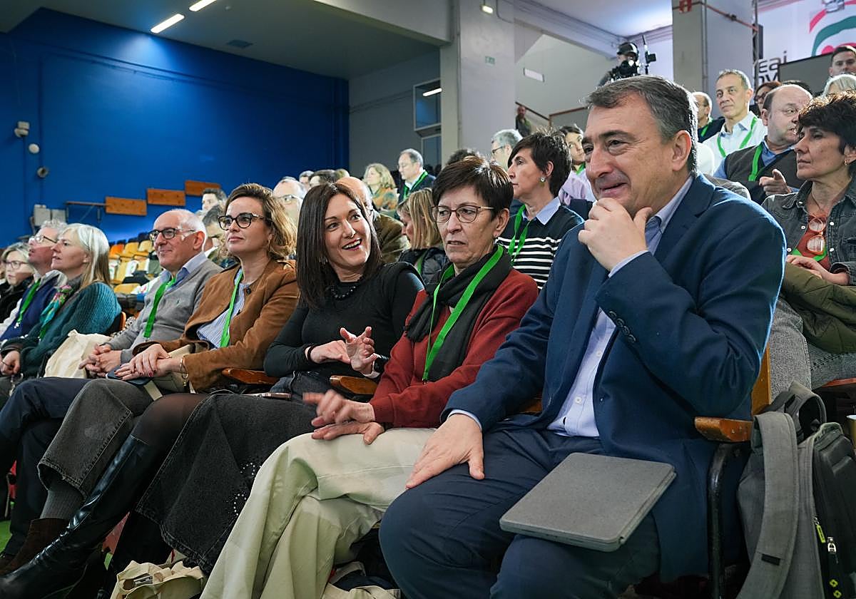 Aitor Esteban en el Congreso del PNV celebrado en Donostia.