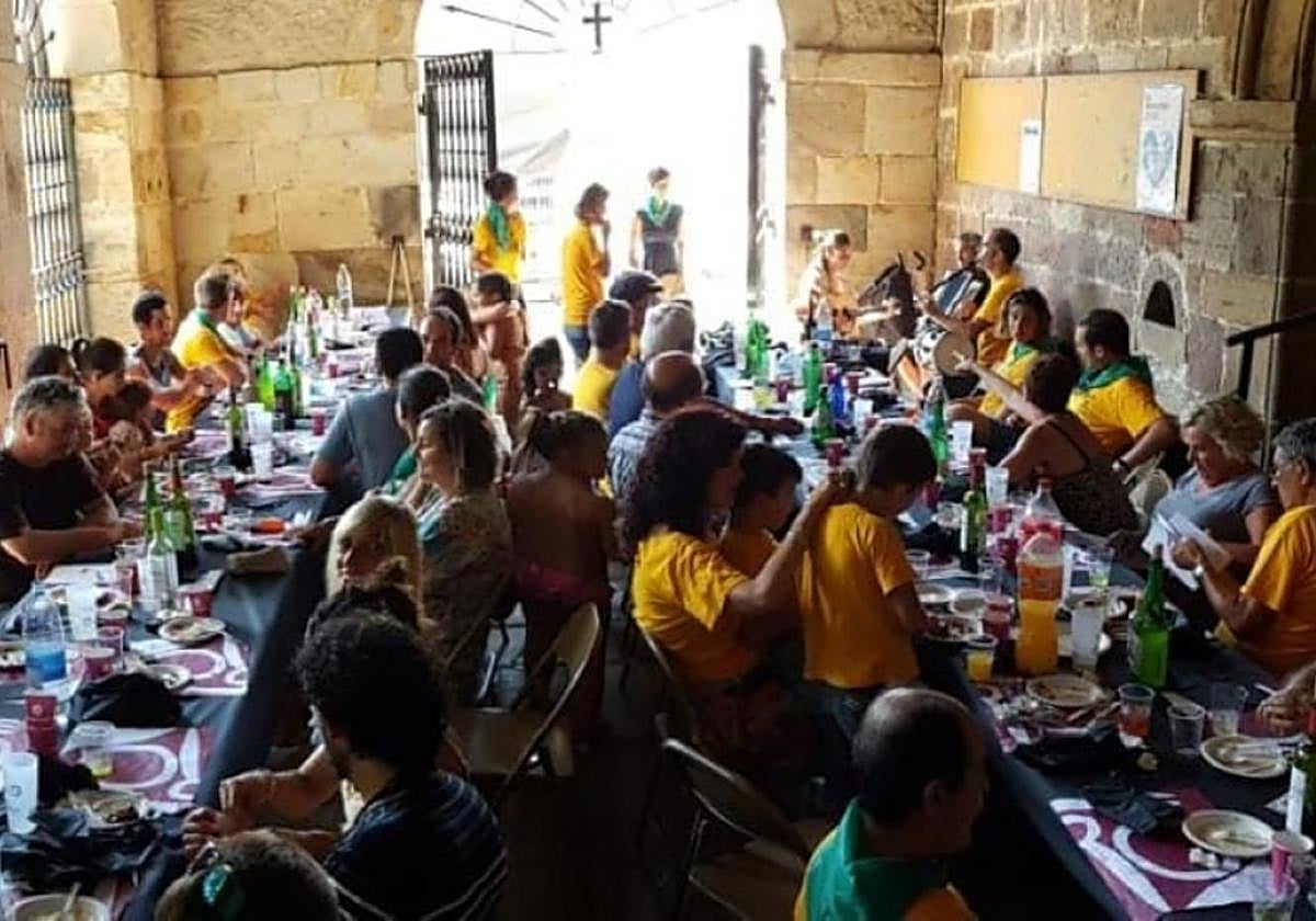 Comida popular del barrio Uribarri .