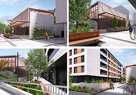 Proiektuak 24 etxebizitza berri, sotoan aparkalekuak eta 17x11 metroko frontoi estalia aurreikusten ditu Eusko Gudari kaleko 36-42 zenbaki artean.