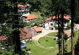Panorámica del terreno de Artikutza.