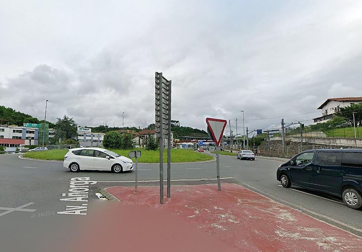 Vista de la rotonda de Rekalde.