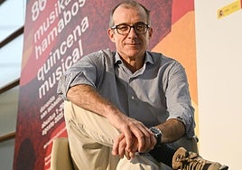 Patrick Alfaya, ayer en el Kursaal.