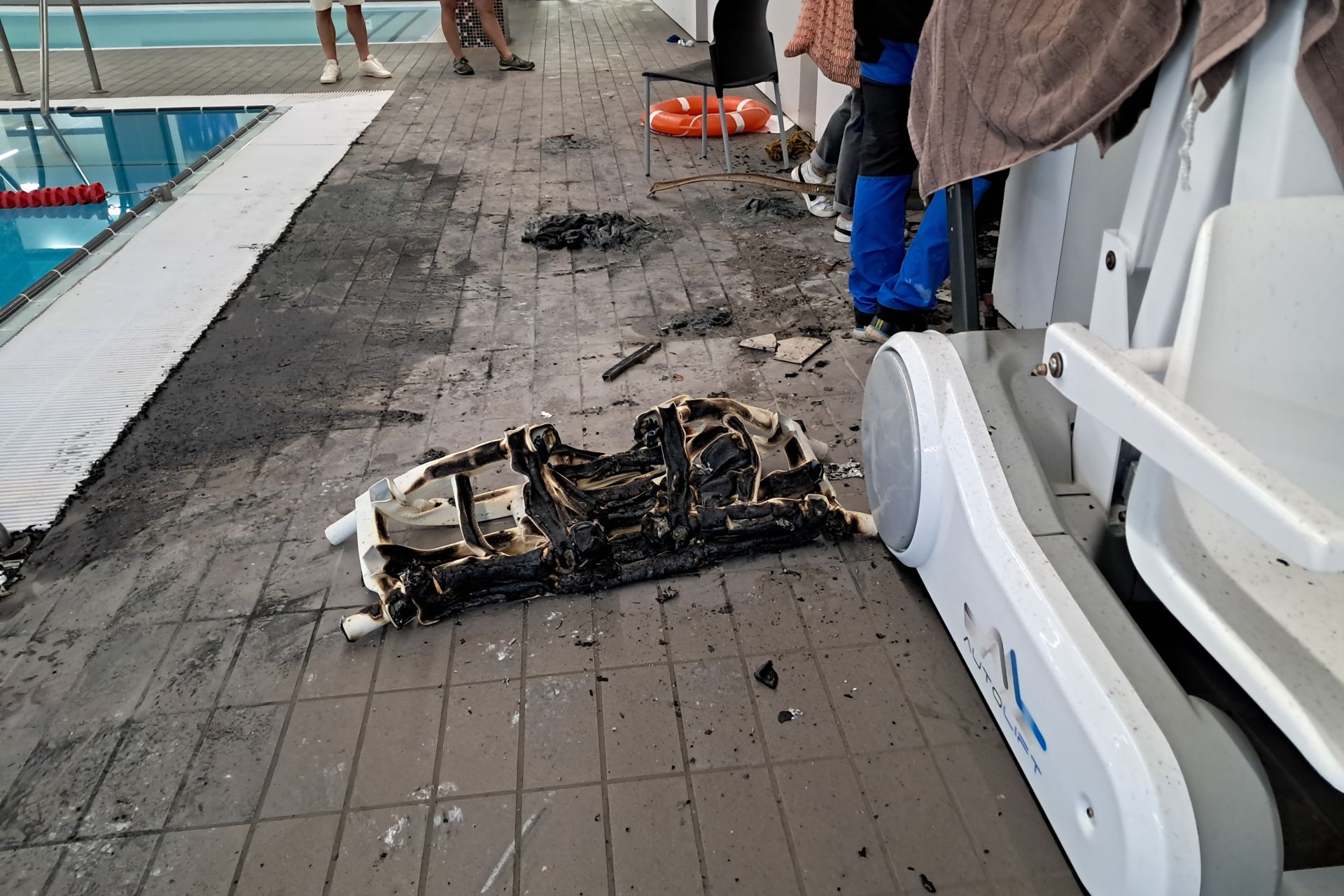 Cerrado el polideportivo de Usurbil por un incendio