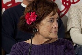 Arantza Arruti, en una comparecencia pública