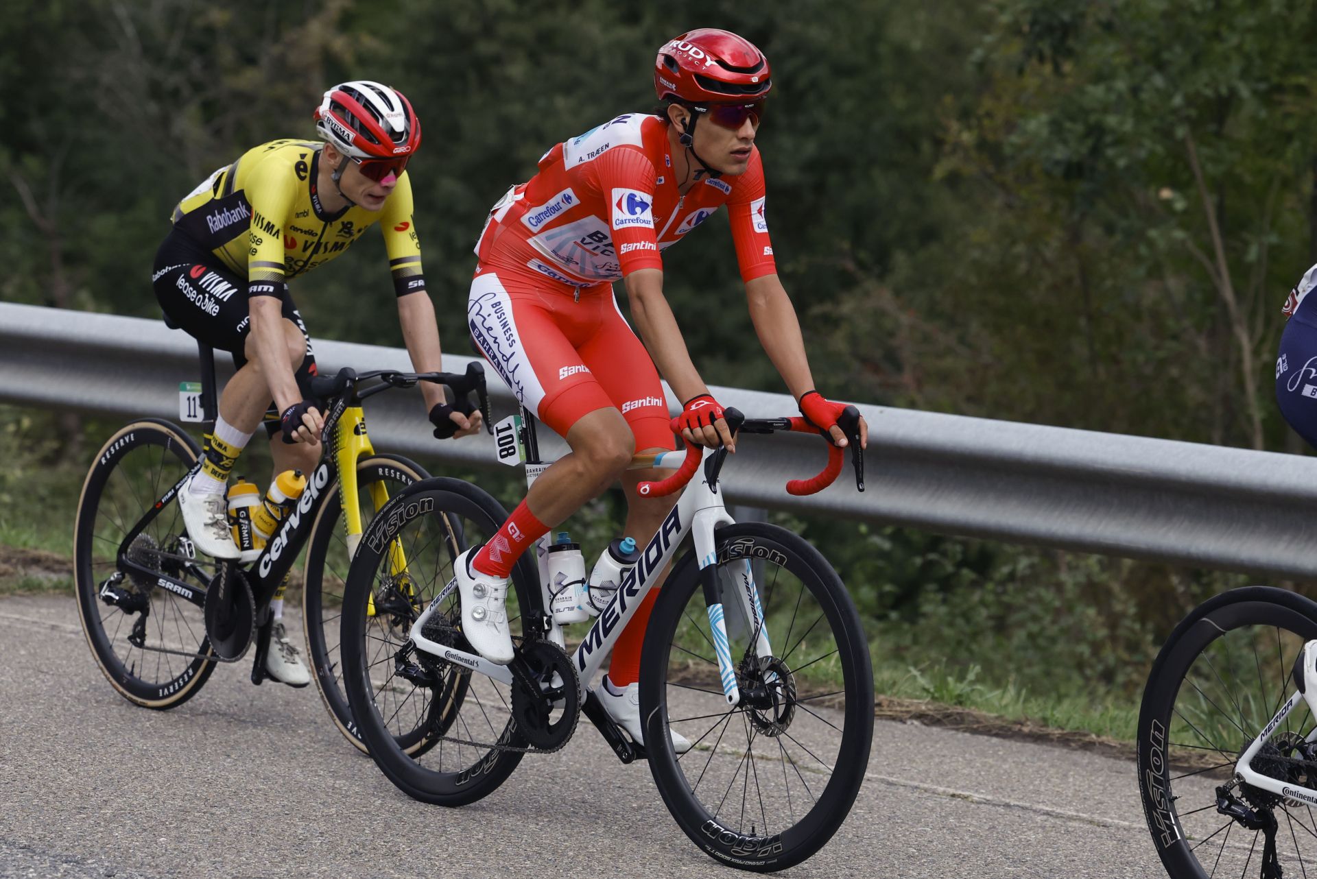 Vingegaard no ha querido probarlo en esta segunda etapa de montaña.