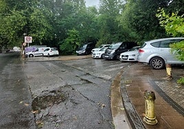 Imagen de la zona en la que se desarrollará la nueva zona comercial en las cercanías del campo de fútbol de Michelin.