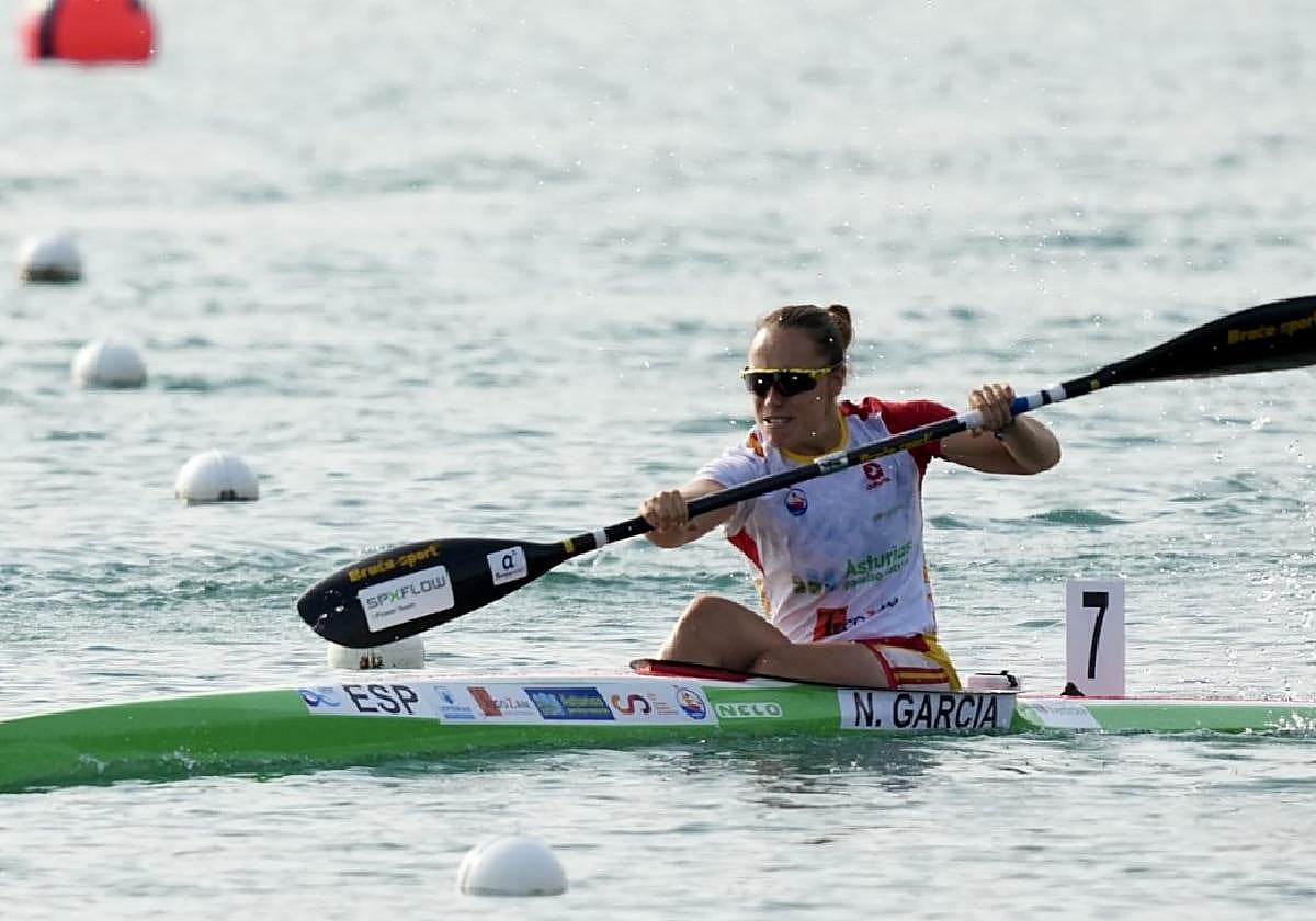 La palista irundarra Nerea García ha redondeado su primera temporada en categoría absoluta con un 17º puesto en K1 200 en el Mundial.