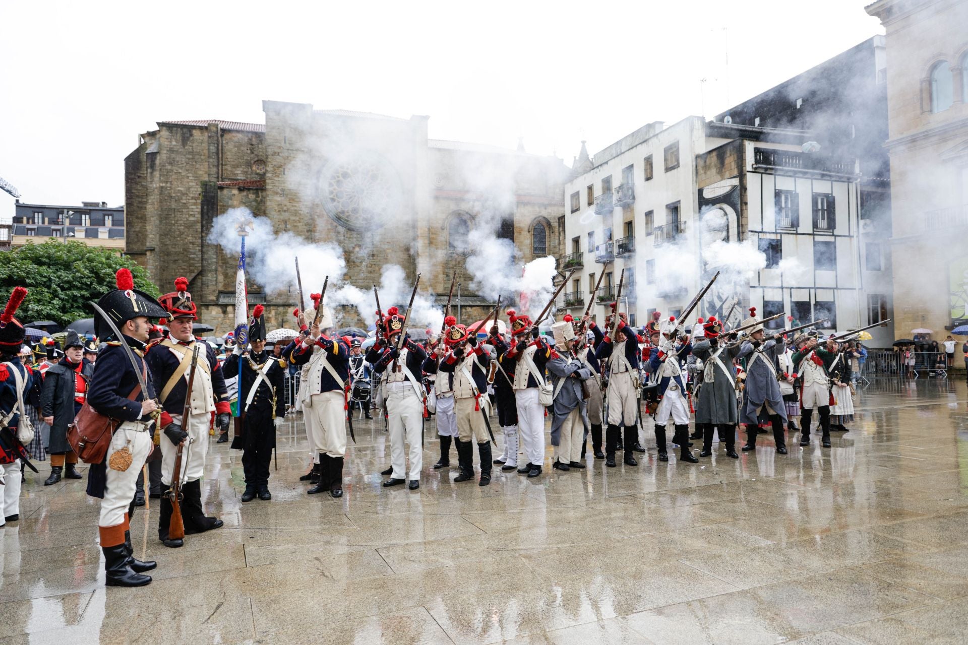 Batalla y apagón en Donostia