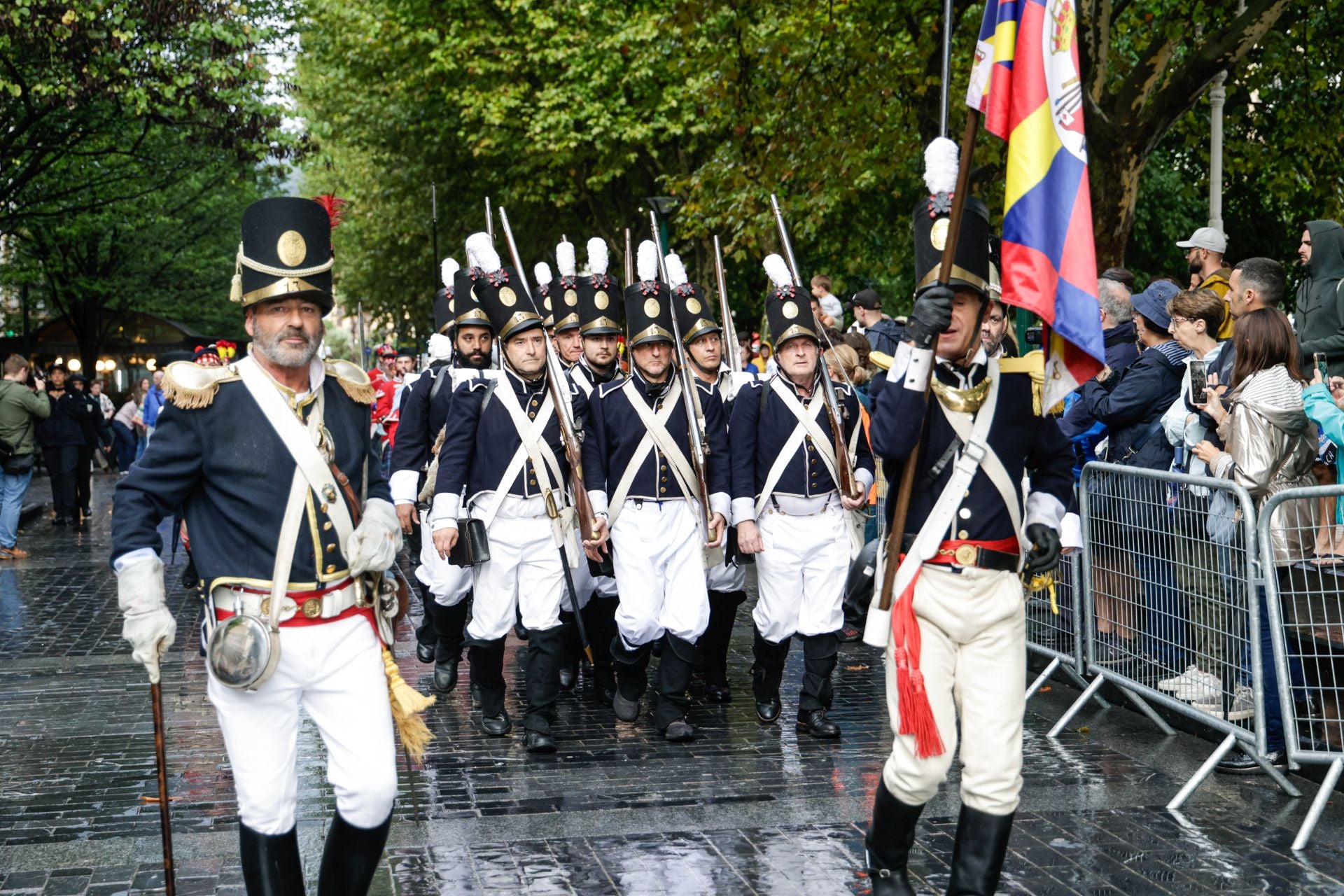 Batalla y apagón en Donostia