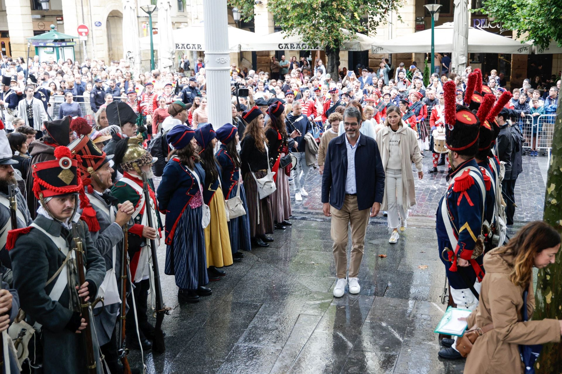 Batalla y apagón en Donostia