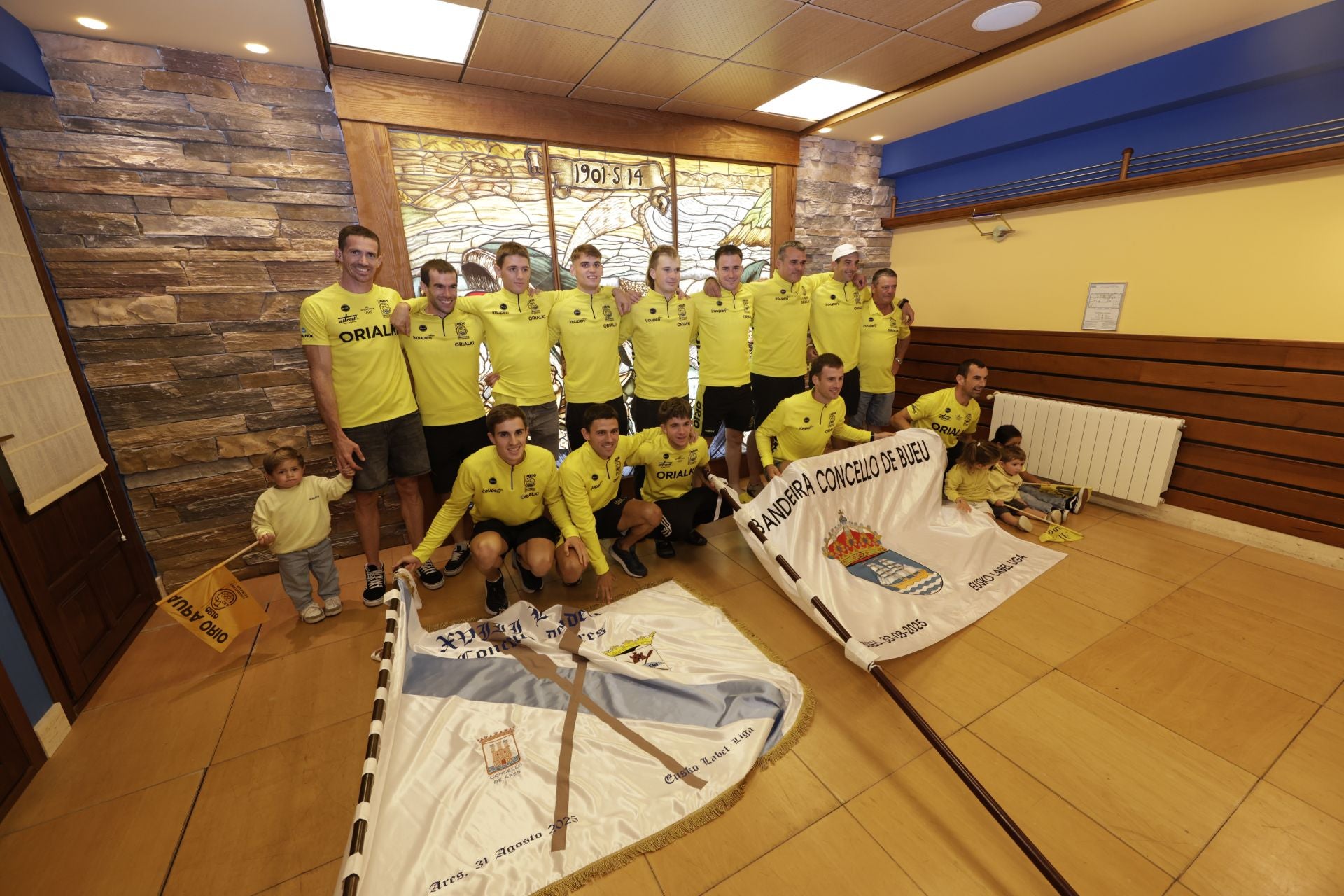 Orio recibe a sus campeones