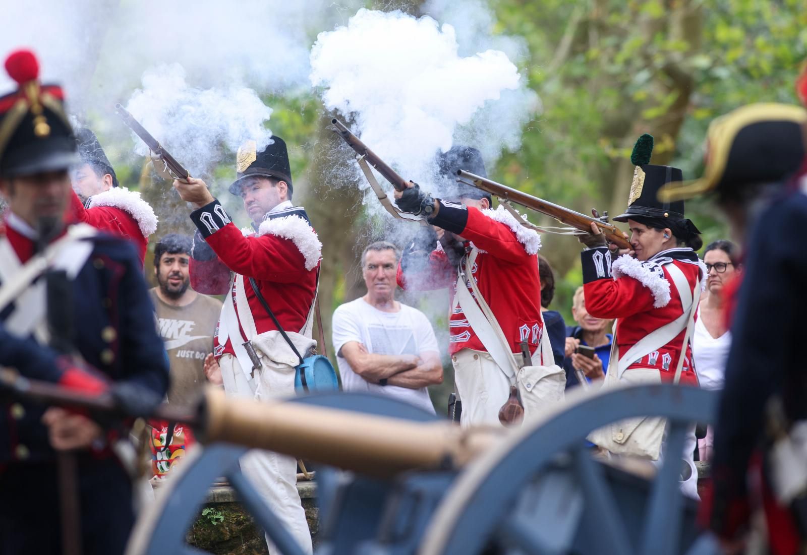 Con la victoria de los soldados irundarras sobre los franceses en el recuerdo