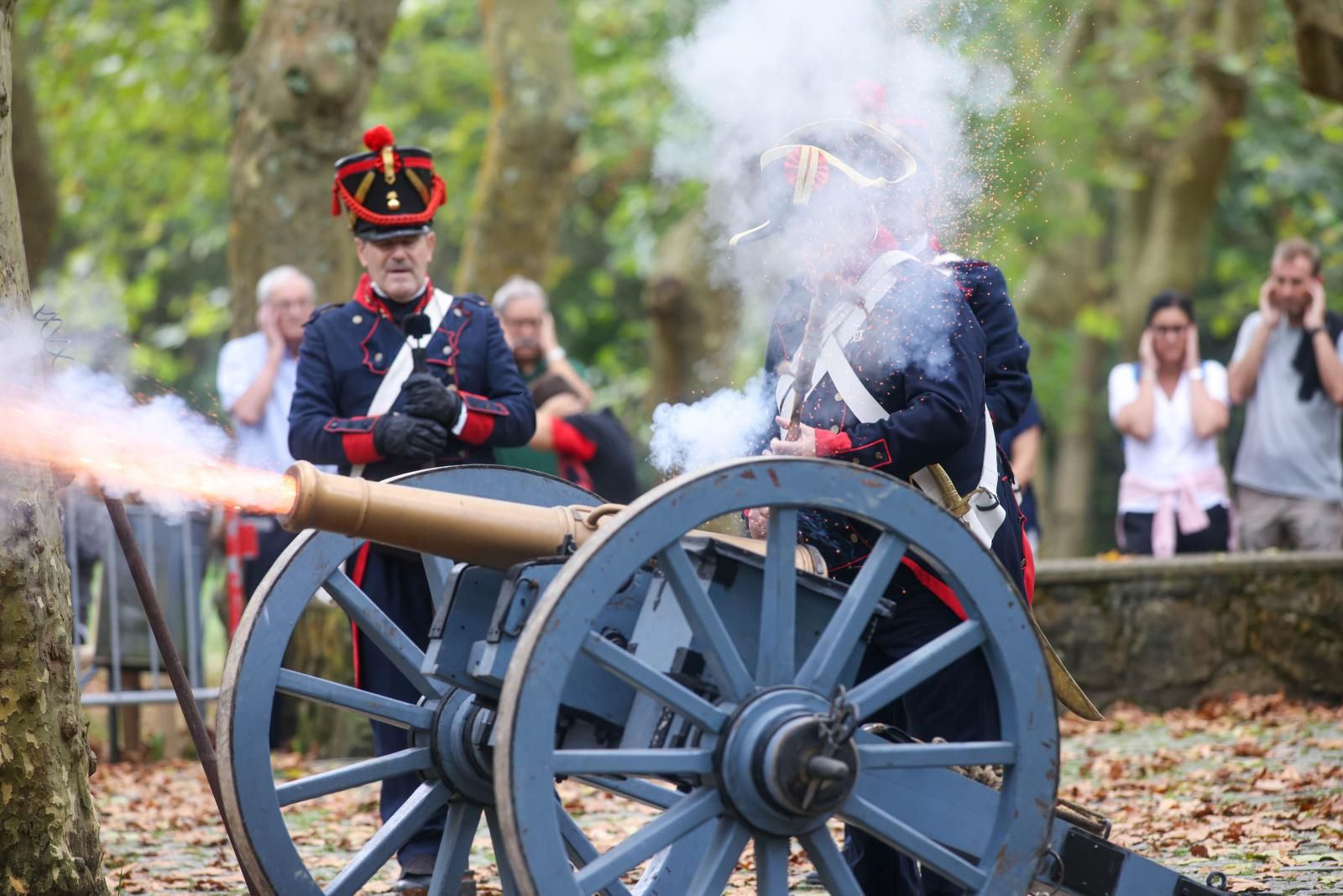 Con la victoria de los soldados irundarras sobre los franceses en el recuerdo