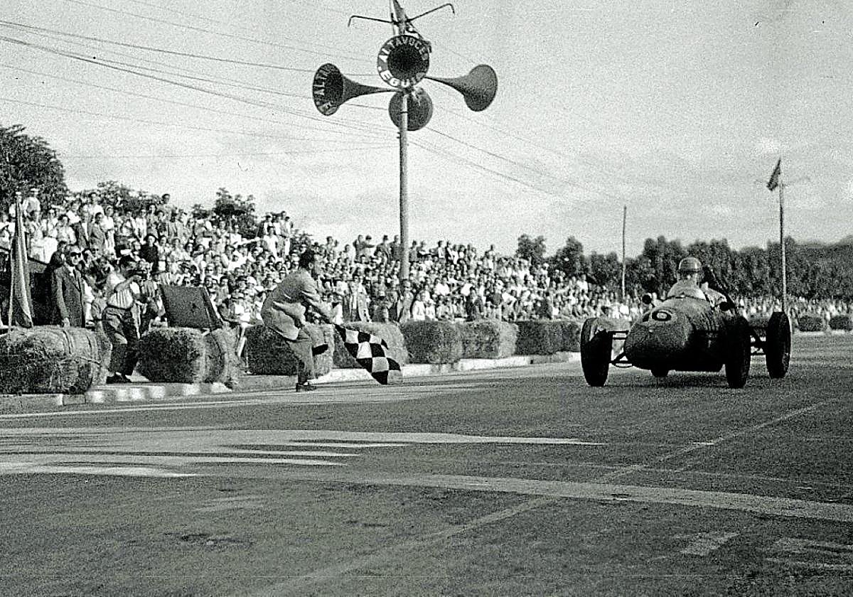 Meta en Amara Berri para el premio automovilista de 1950.