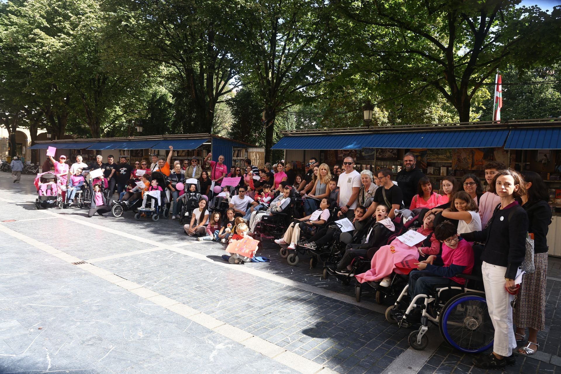 Las familias de Aspace se han concentrado en Donostia