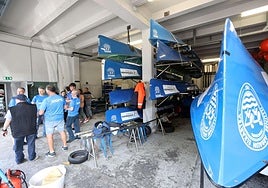 Illunbe, en las instalaciones portuarias que ha ocupado los últimos años.