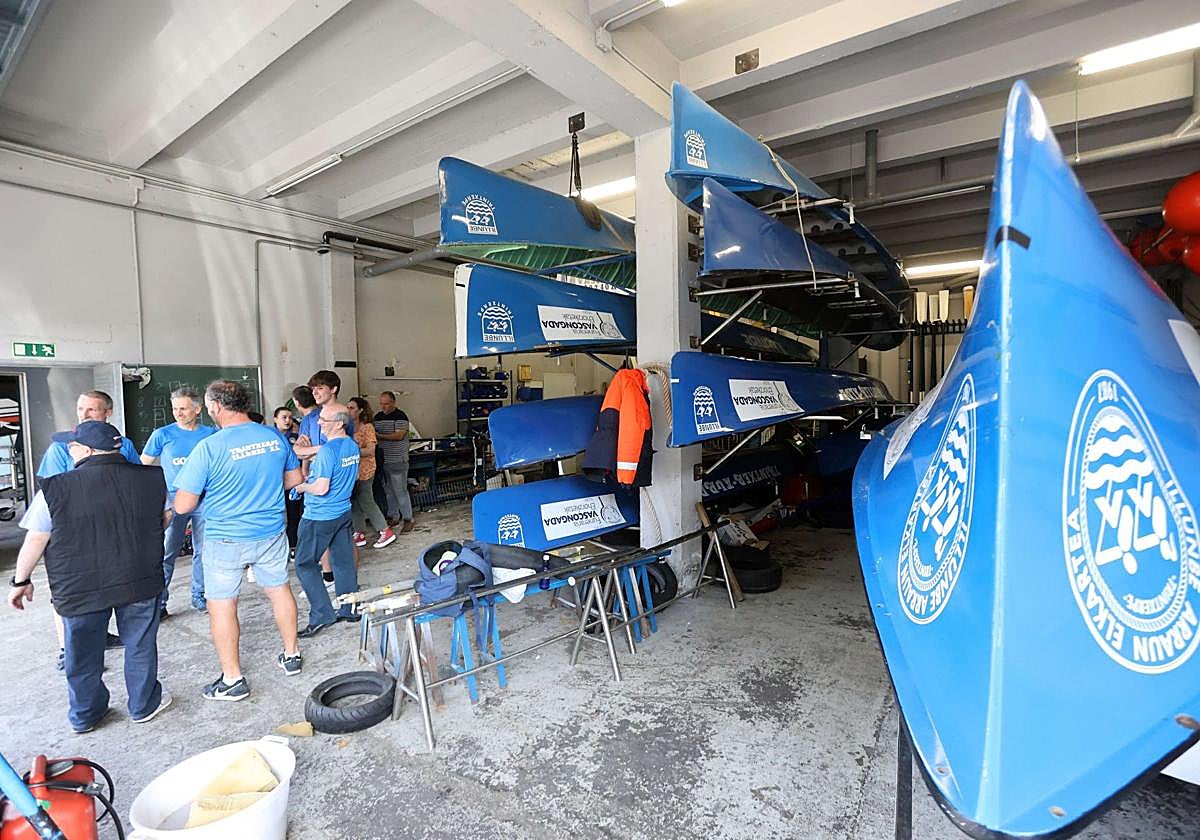 Illunbe, en las instalaciones portuarias que ha ocupado los últimos años.