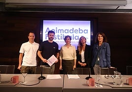 Presentación de la decimoctava edición de Animadeba Festibala, este lunes en San Telmo.