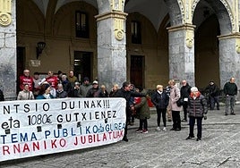 Movilización desarrollada este año en Hernani.