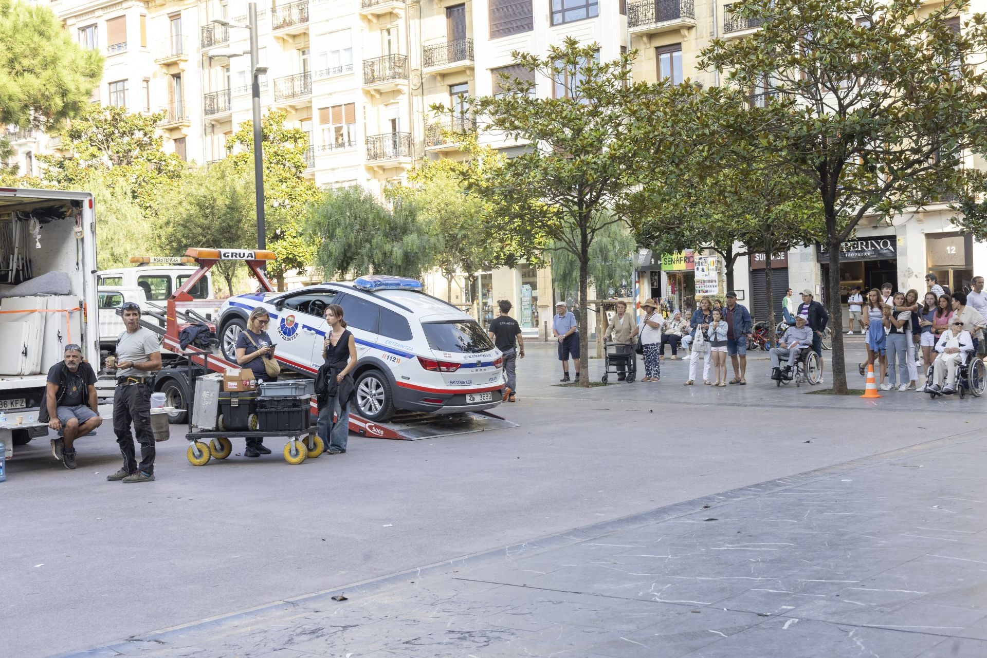 Rodaje de la nueva película de Nanni Moretti en Donostia