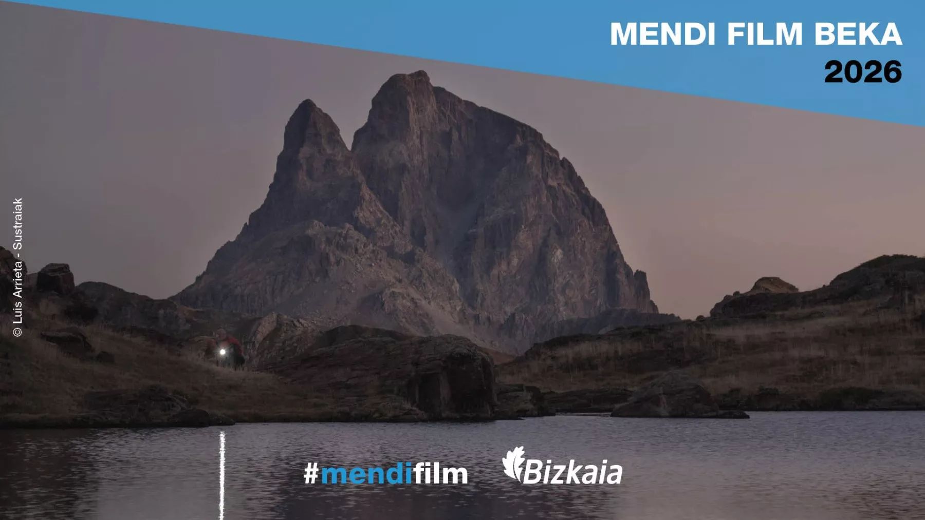 Cartel anunciador del Mendi Film Beka del próximo año.
