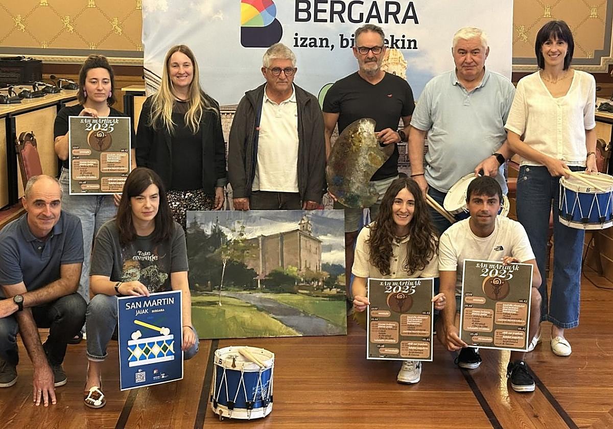 Presentación del programa de Sanmartines con autoridades y colectivos colaboradores.