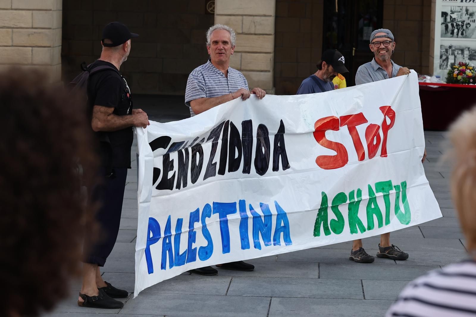 Gipuzkoa &#039;retumba&#039; contra la guerra en Gaza