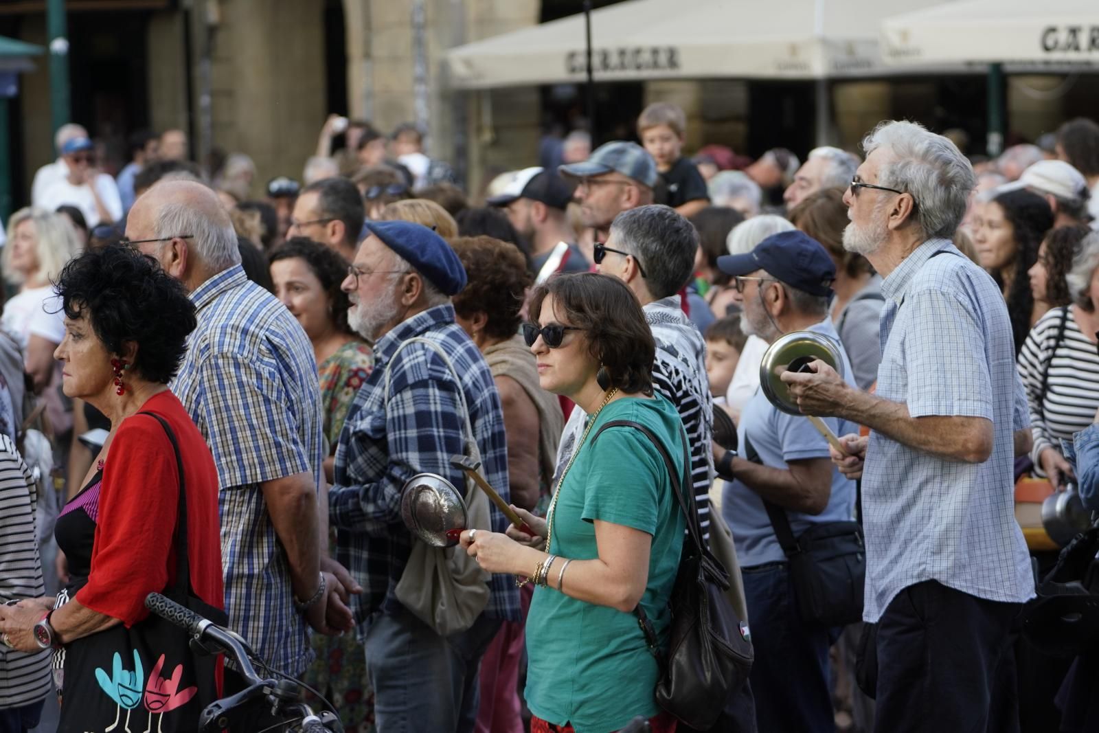 Gipuzkoa &#039;retumba&#039; contra la guerra en Gaza