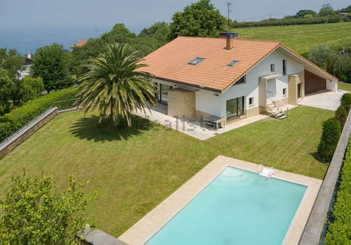 La casa más cara a la venta en Euskadi: vistas al mar y rodeada de naturaleza