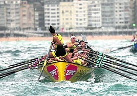 Las oriotarras hicieron el mejor tiempo en la clasificatoria.