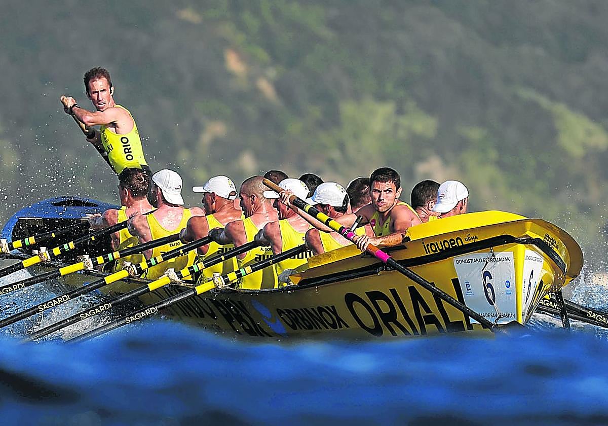 Los oriotarras, a punto de darla ciaboga en la clasificatoria del jueves.