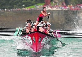 Las zumaiarras sufrieron en exceso el miércoles.