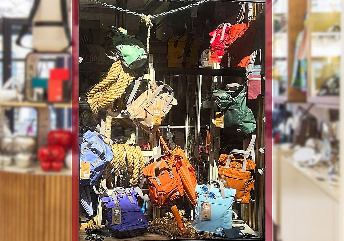 Escaparate de una tienda Snoby en Donostia