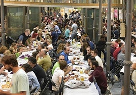 Una edición anterior de la feria de la cerveza.