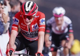 Vingegaard y Almeida han mostrado flaquezas en el Morredero.