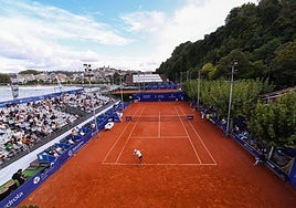 Vista general de la pista central de Ondarreta.