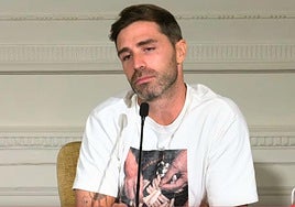 Yeray Álvarez durante su comparecencia de este miércoles.