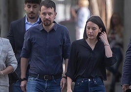 Pablo Iglesias e Irene Montero.