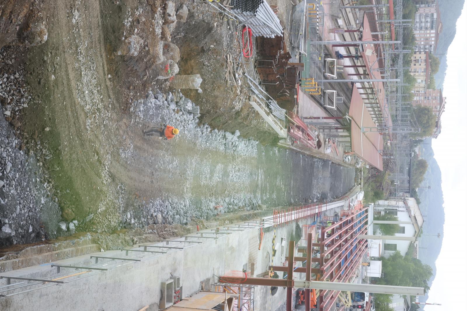 Visita a las obras de la estación de Irun