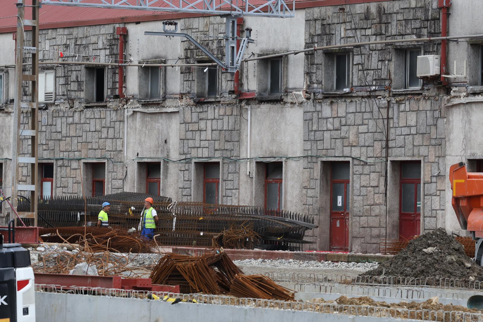 Visita a las obras de la estación de Irun